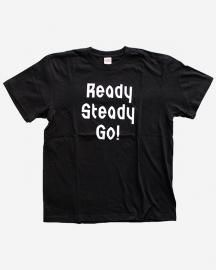 Ready Steady Go! Standard Logo T-shirt Black/White