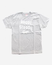 Ready Steady Go! Standard Logo T-shirt MixGray/White