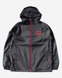 Ready Steady Go! Standard Nylon Hooded Jacket   Black/Red