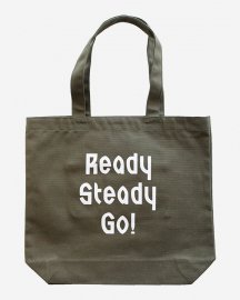 Ready Steady Go! Standard Logo Canvas tote bagOD/Silver gray