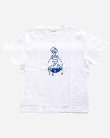 Ready Steady Go! Earth Logo T-shirtWhite/Blue