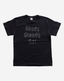 Ready Steady Go! Standard Logo T-shirt Black/Black