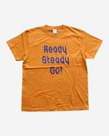 Ready Steady Go! Standard Logo T-shirt Camel/Blue