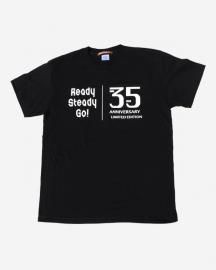 Ready Steady Go! Standard Logo T-shirt Black/White35th ANNIVERSARY LIMITED