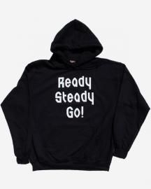 Ready Steady Go! Standard Logo Parker  Black/ White