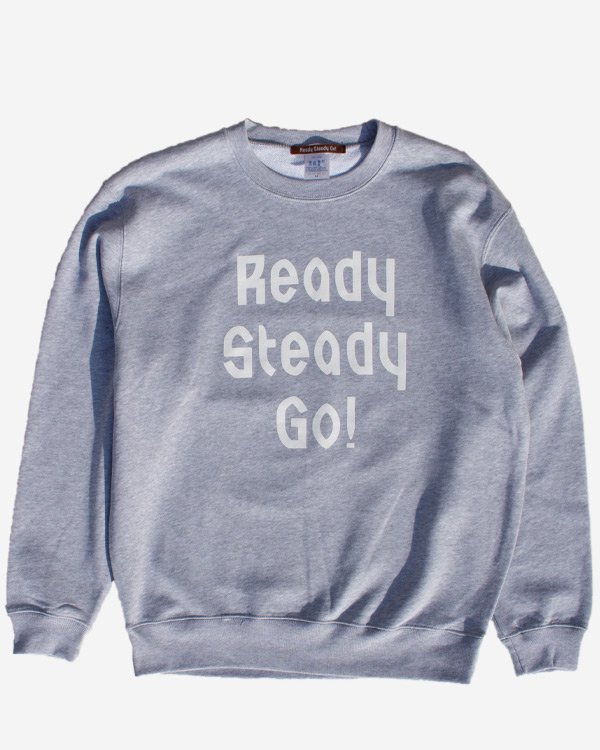 Ready Steady Go! Standard Logo sweatshirt Mix gray/White - Ready