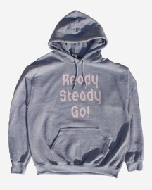 Ready Steady Go! Standard Logo Parker   Sports gray/Pink（限定カラー）