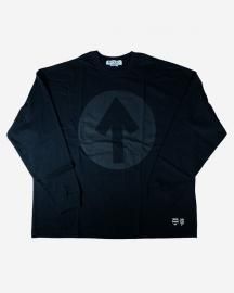 HEADSReady Steady Go! ܥ졼T-sh UP ARROW MARK Black / Black