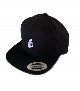 Chitto hand logosnap back cap (black)