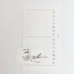 paper-202　バイブルサイズペーパー　Icon MEMO (40枚)