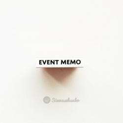 EVENT MEMO
