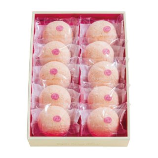 【夏限定】白桃のカスタードケーキ１０個入箱