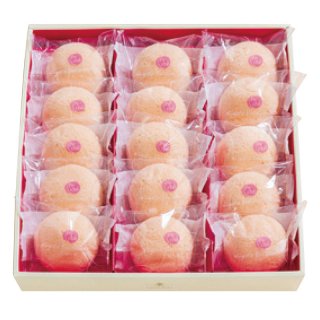 【夏限定】白桃のカスタードケーキ１５個入箱