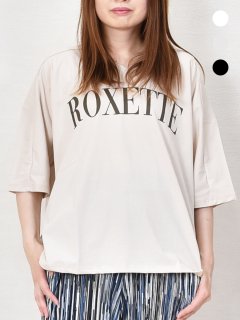 ROSIEE (ロージー) Vネック ロゴTシャツ