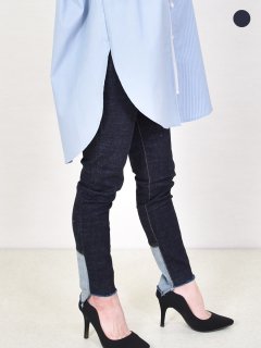 INDIMARK (インディマーク) 裾背面切替 ボーイフレンドパンツの商品画像