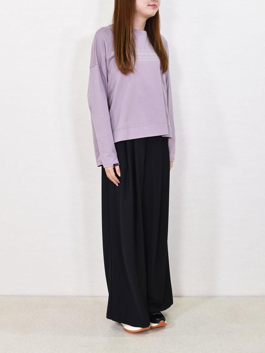 ayane(アヤン)合繊・タックコクーンワイドパンツの通販