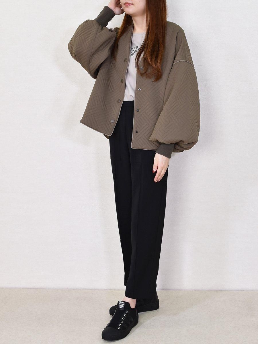 RILATO(リラート)Vネック・キルトブルゾンの通販