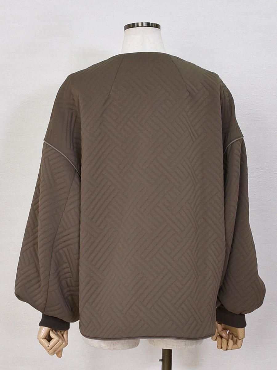 RILATO(リラート)Vネック・キルトブルゾンの通販