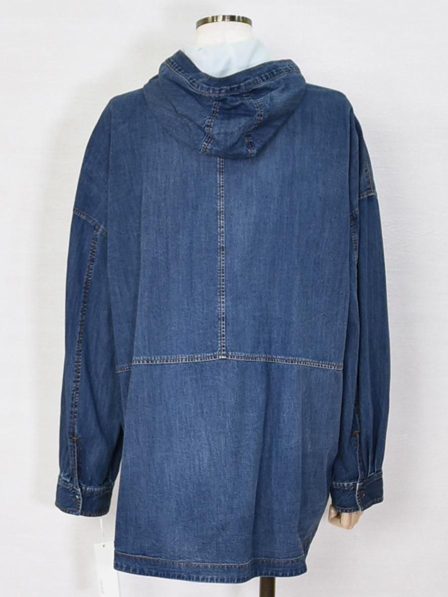 ayane(アヤン)ダンガリー・フーディシャツの通販