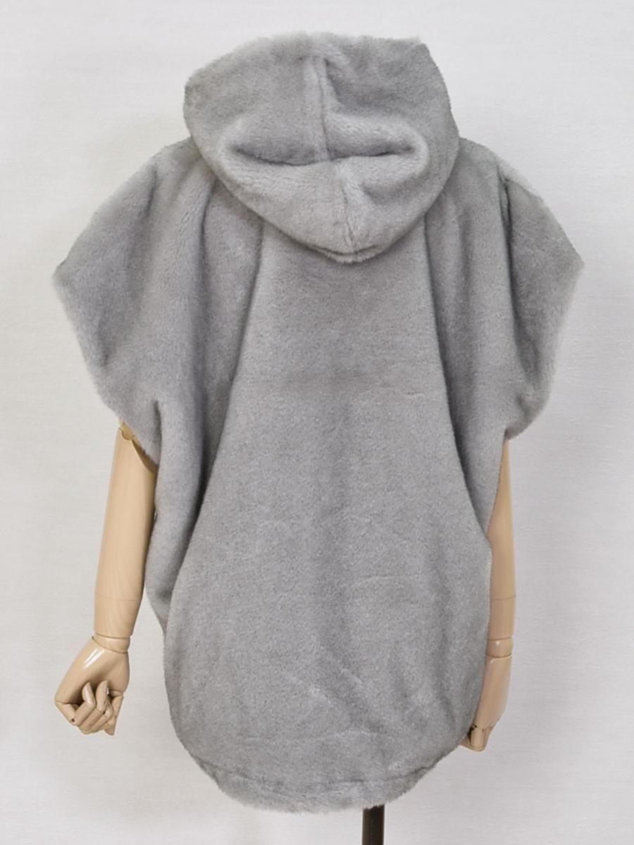 PASSIONE(パシオーネ)ファーフード付きベストの通販