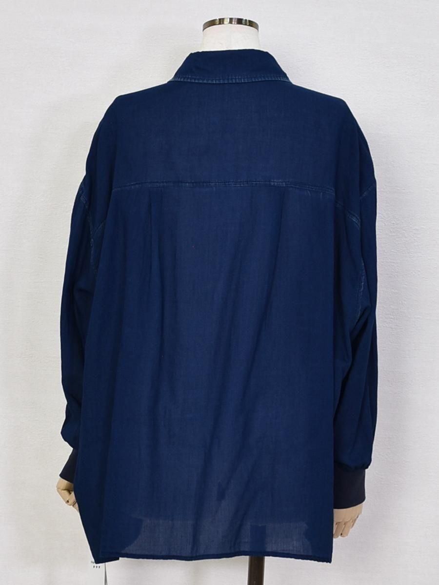 Dignite collier シアーデニムシャツ Dignite Collier シアーデニムシャツ（シャツ/ブラウス