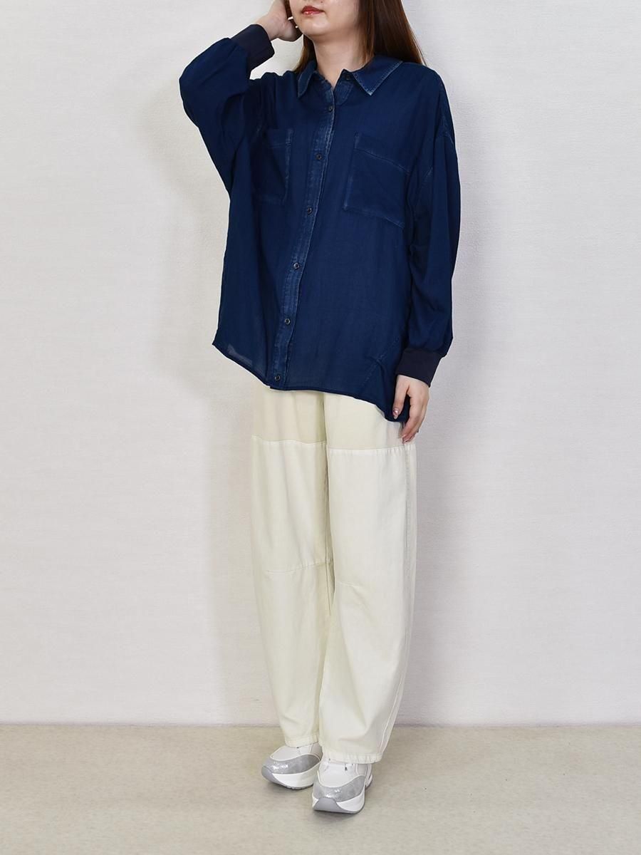 Dignite collier シアーデニムシャツ Dignite Collier シアーデニムシャツ（シャツ/ブラウス