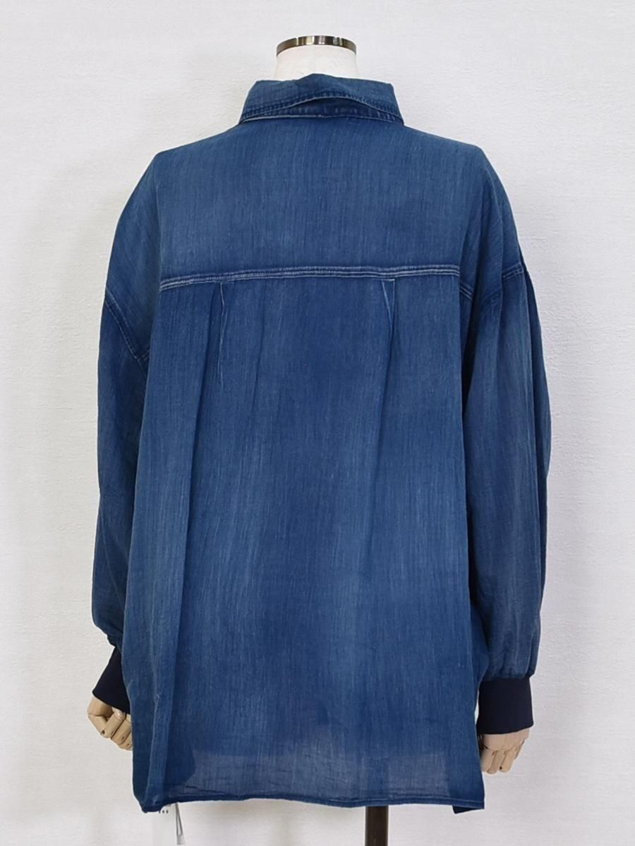 Dignite Collier シアーシャツ Dignite collier(ディニテコリエ)シアーデニムシャツの通販