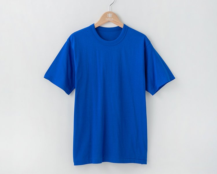 01Tシャツ 半袖 コバルトブルー - 久米繊維オンラインショップ | 日本製・国産・無地Tシャツ