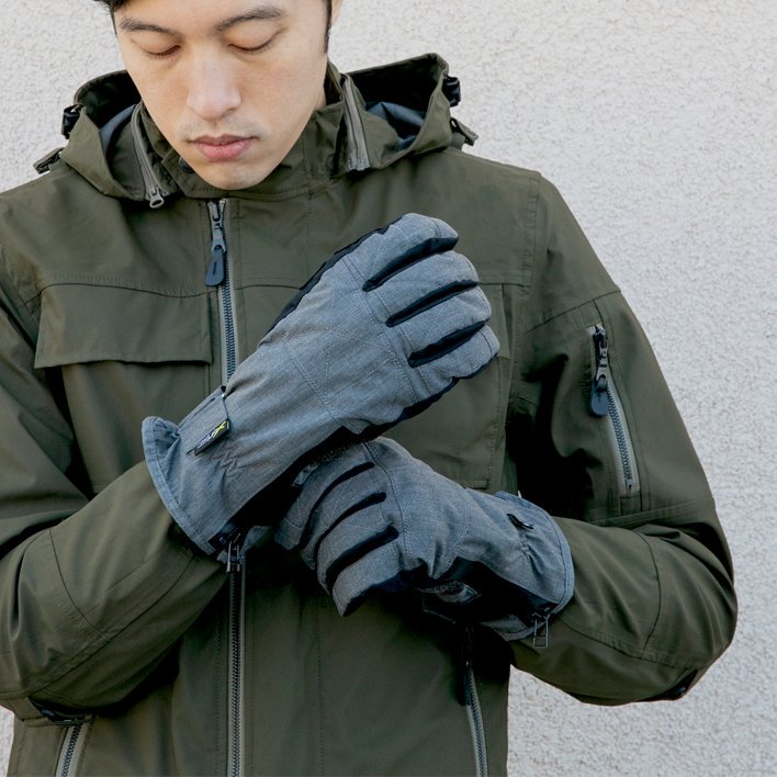 バイク パワーエイジ GORE-TEX レザー 防水 衝撃吸収 手袋 グローブ - 手袋