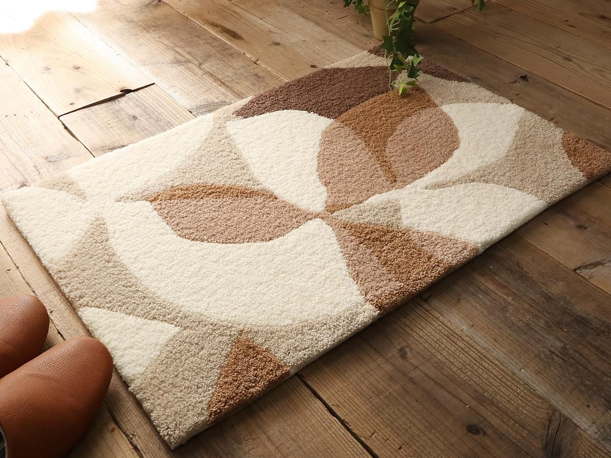 ◎玄関マット ベージュ 洗える　北欧　ヨーロッパ ◎玄関マット ベージュ 洗える 北欧 ヨーロッパ