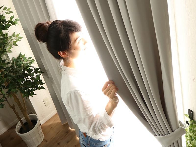 びっくりカーテン◆ダブルシェードカーテン◆W1600×H1100cm◆グレー びっくりカーテン◇ダブルシェードカーテン◇W1600×H1100cm◇グレー