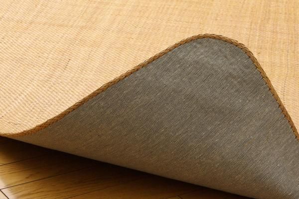 籐あじろ ラグ ロンティ 140×200cm 籐敷物 籐100％ インドネシア産 籐 敷 マット 自然素材 アジアン ラタン ひんやり インドネシア