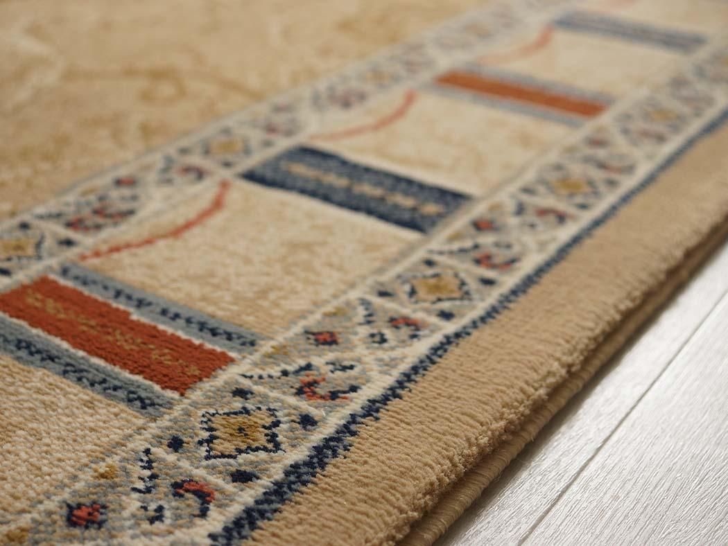 幾何学デザイン トルコ製ウィルトン織カーペット133x190cm ラグ（105） ウィルトンラグ 円形 エデン トルコ製 カラフル ｜イケヒコ公式通販