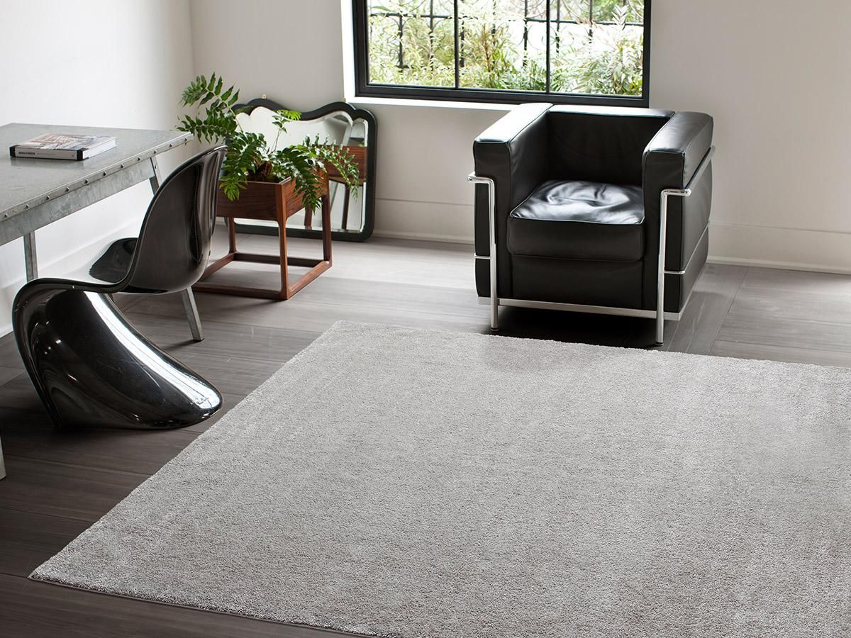 シルバーのシャギーラグ 【公式通販】