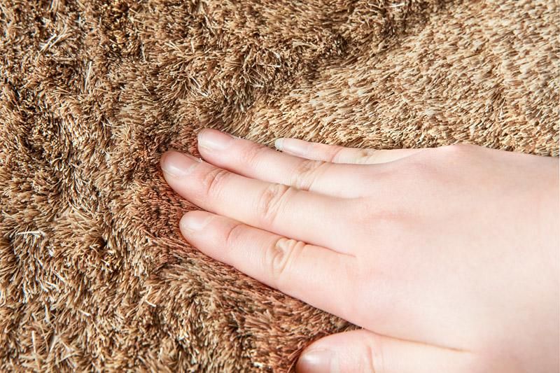 ラグジュアリー＆高級シャギーラグ 『エレガントグラス ネイビー