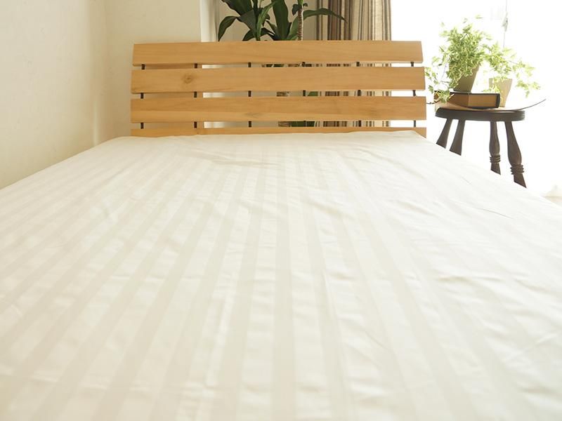 シルクのような光沢と肌触り。高級感漂う掛け綿100％フラット