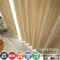 【100サイズから選べる】全15色のカラー♪高級感ある素材とデザインのドレープカーテン 『シンフォニー　エンターテイナー』