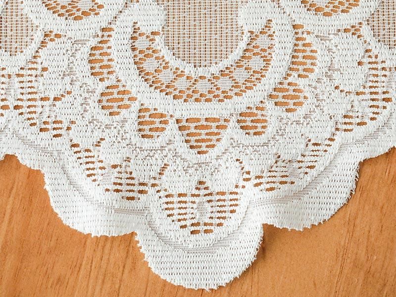 安心の日本製！スカラップレースが繊細で気品あふれるレースカーテン