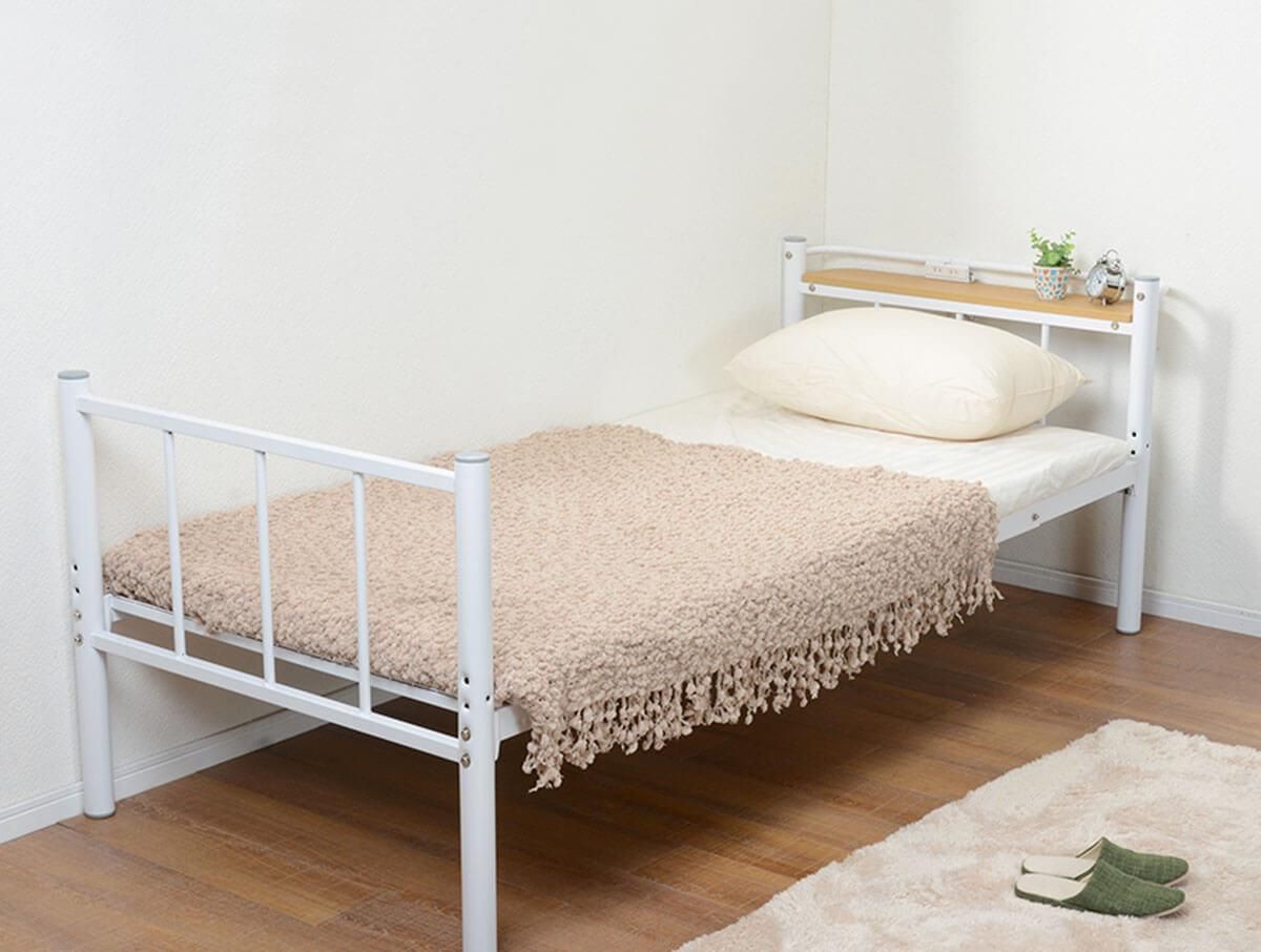 お部屋の空間を有効活用 シンプルデザインのロフトベッド ルーフィー W97xd2xh176cm ラグ カーペット通販 びっくりカーペット お部屋の空間を有効活用 シンプルデザインのロフトベッド ルーフィー W97xd2xh176cm ラグ カーペット通販 びっくりカーペット