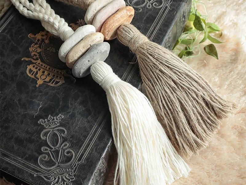 フランス製　シルクカーテンタッセル フランス製 シルクカーテンタッセル 2本セット)フランス