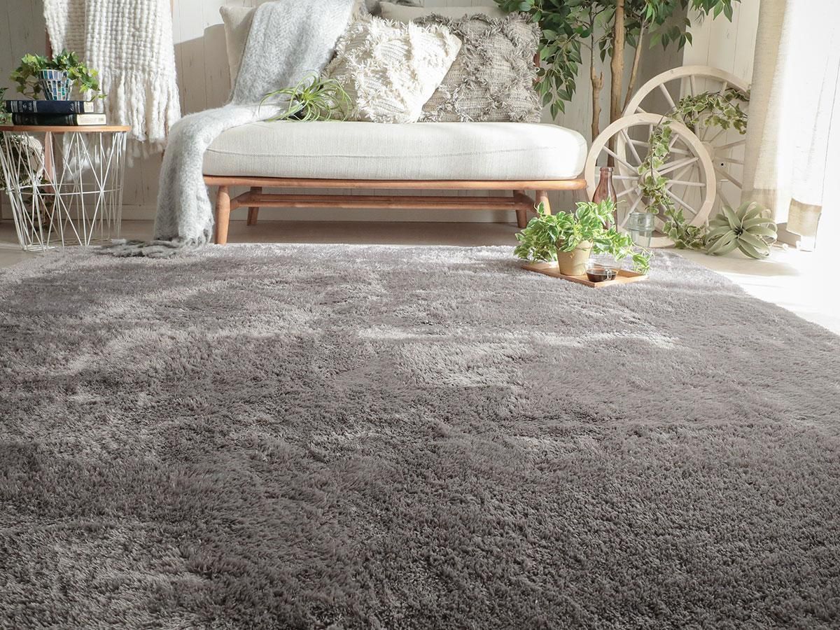 アウトレット】手洗いOK！スベリ止め付きマイクロファイバーラグ