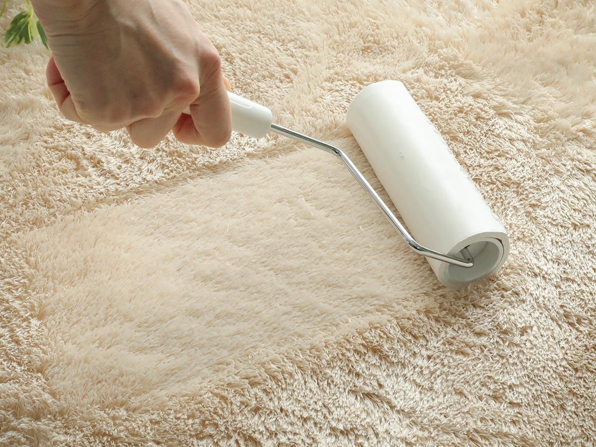 H☺︎me's　超大判 キャラメルベージュ　シープスキンラグ　美品未使用 アウトレット】丸型がカワイイ！手洗いOK！スベリ止め付き