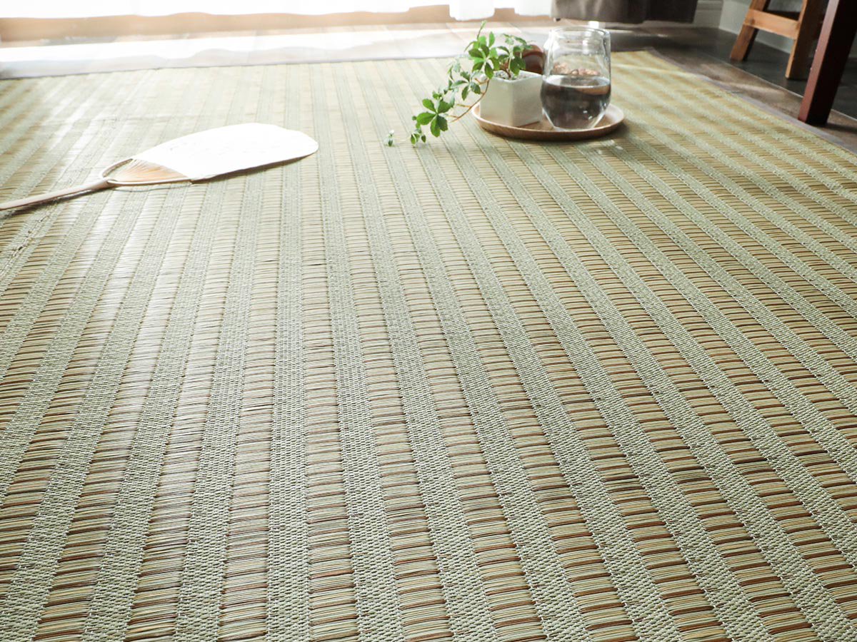 新しいブランド-国産い草 ラグマット/絨毯 日本製 縁：綿100