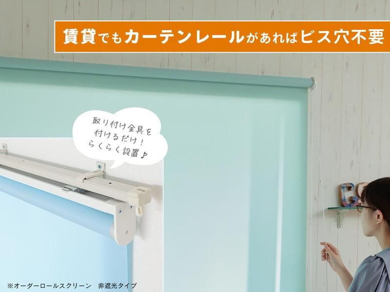 ファストシリーズ】短納期チェーン式ロールスクリーン 非遮光 ファストシリーズ】短納期チェーン式ロールスクリーン 非遮光