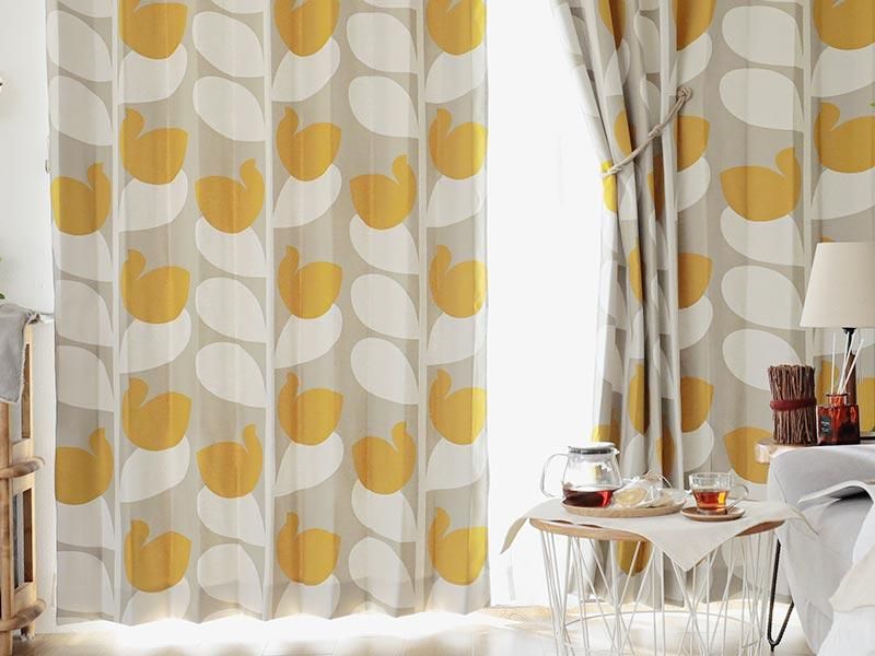 Beatrice LAVAL リネンカーテン・ハルマッタン・イエロー45 新品