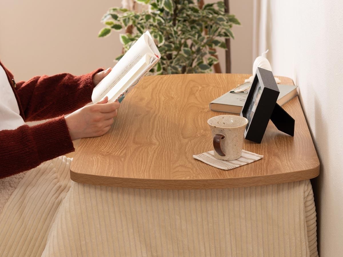 一人暮らしにおすすめ！2段階のハイ・ロー高さ調節可能なこたつ