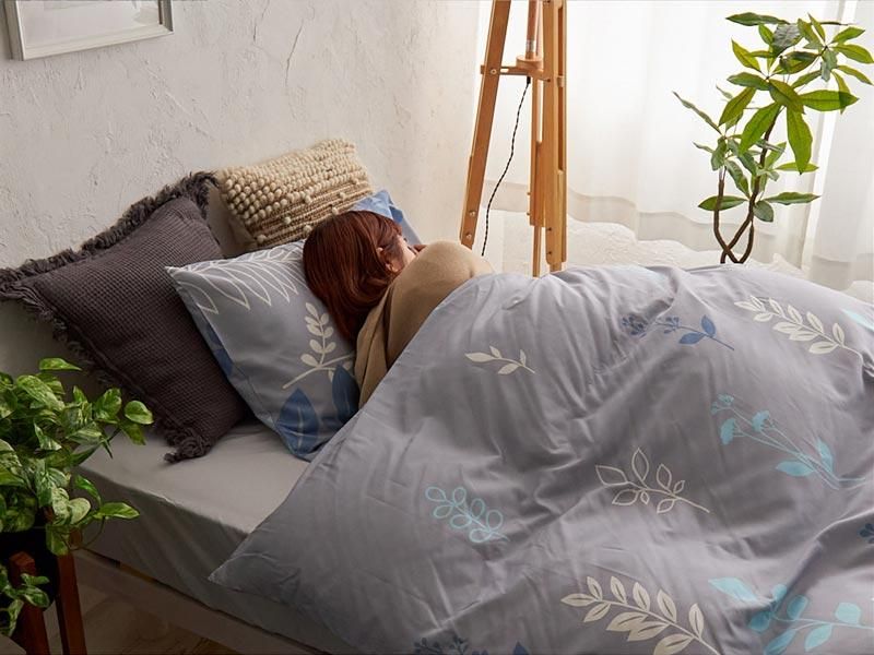 掛け布団カバー 3点セット メダリオン柄 Laetitia/Blush 洗える！ボタニカルなデザインがかわいい 布団カバー3点セット