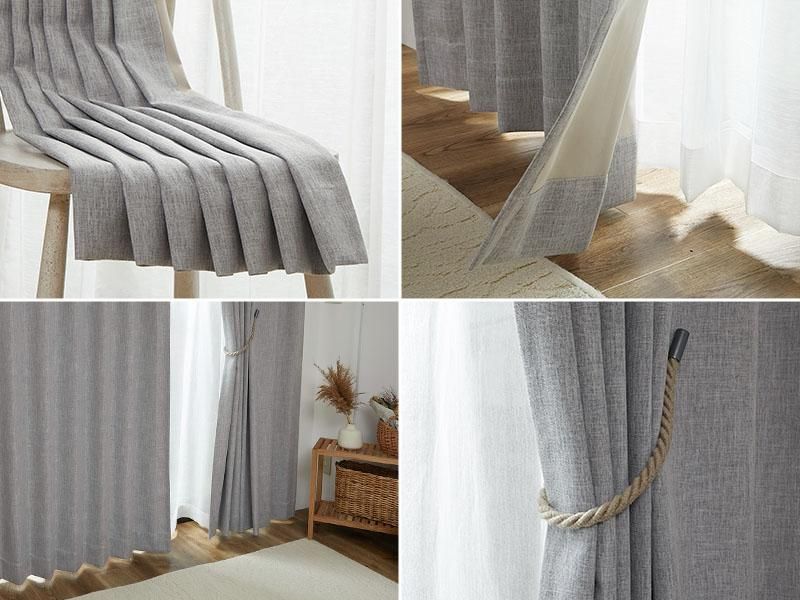 100サイズから選べる】リネンのようなナチュラルな風合い。完全遮光