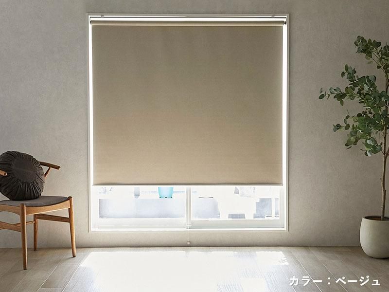 モーダ 遮光ストーングレー＆リネン ダブルロールスクリーン モーダ 遮光ストーングレー＆リネン ダブルロールスクリーン ダブル