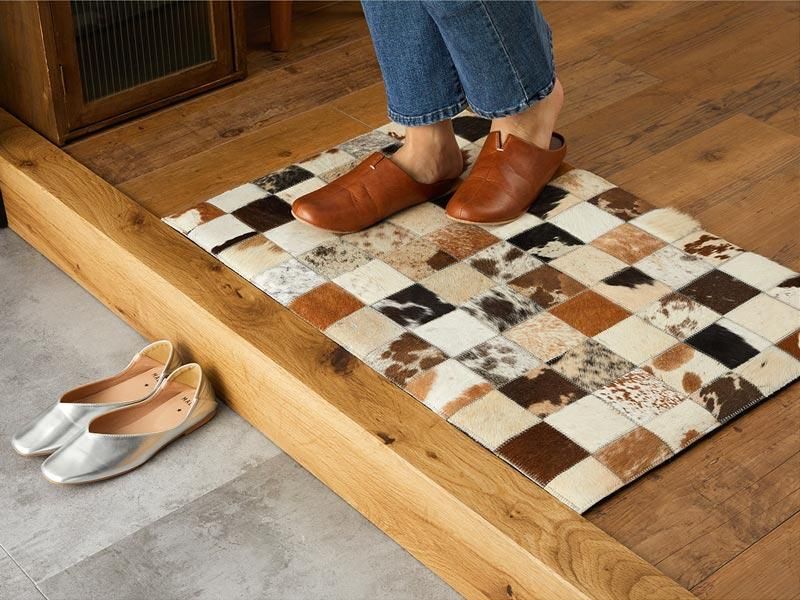 ワンランク上のお部屋に。ムード漂うモダンデザインの玄関マット